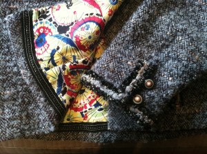 Finished cuff and chain