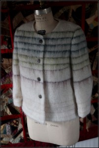 Claudine's jacket front